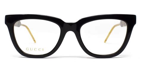 Gucci™ GG0601O 004 50 Black Eyeglasses 